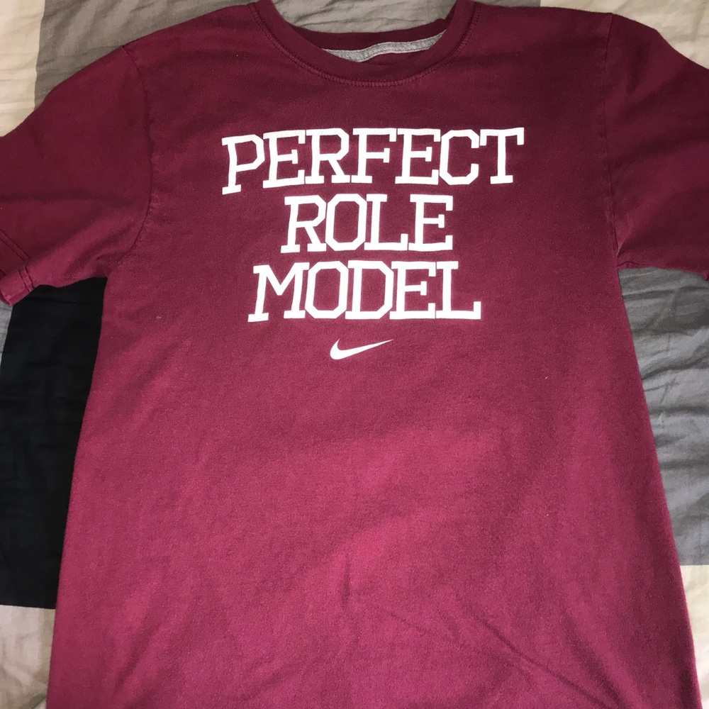 Nike “Perfect Role Model” Graphic Tee (S - Red)